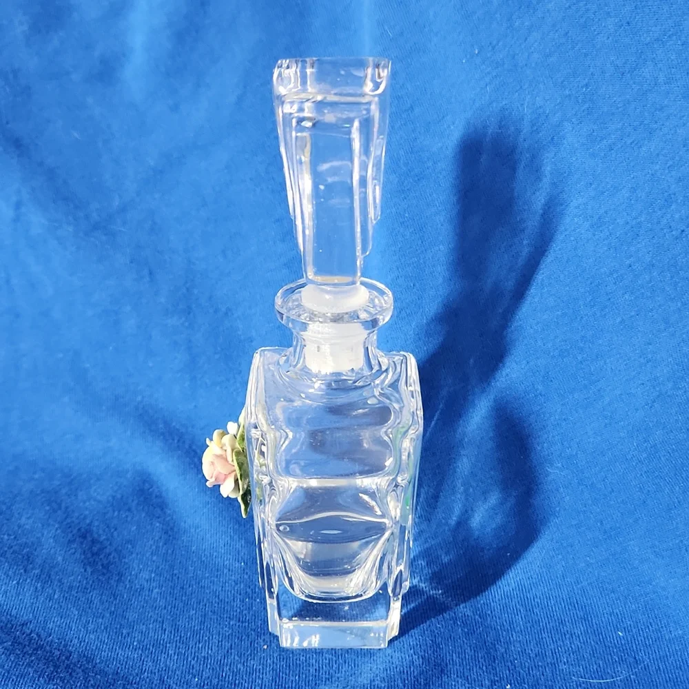 Vintage Italian Kristakolor Millefior 24% Leaded Crystal  Vanity Bottle